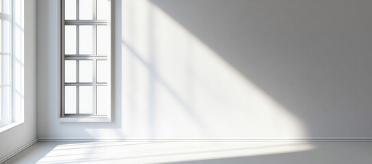 Fototapeta premium Empty Room with Natural Light