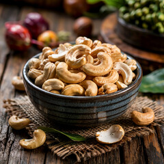 bowl of cashew nuts