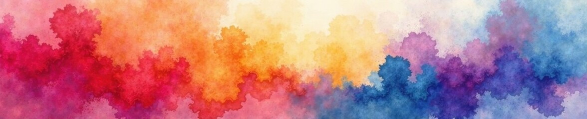 Abstract vibrant watercolor wash texture background, art, brushstroke, wallpaper
