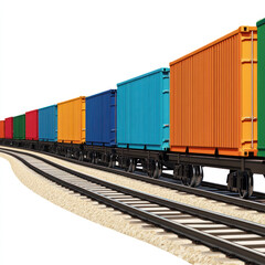 Obraz premium cargo freight containers