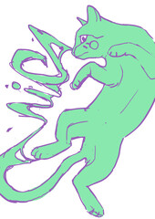 vector illustration of a cat