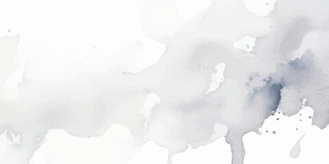 Obraz premium Detailed Background with White Paper Texture and Soft Grey Watercolor Effects, Merging Grunge and Elegant Abstract Styles 