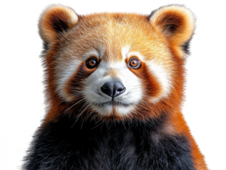 A high-resolution studio photograph full body shot of a Giant Panda on a pure white background, perfect for dicut, animal sysbol of China.