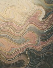 wavy calm shape pattern background, pastel colours