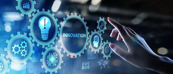 Innovation business and technology concept on virtual screen. Innovate creative process. © WrightStudio