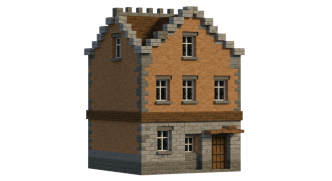 Isolated Medieval House