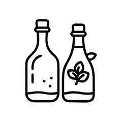vinegar and oil