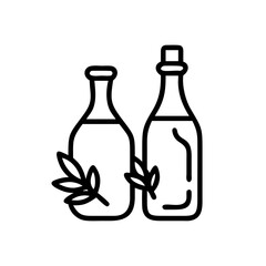 vinegar and oil