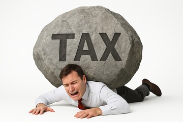 Businessman crushed by heavy tax burden