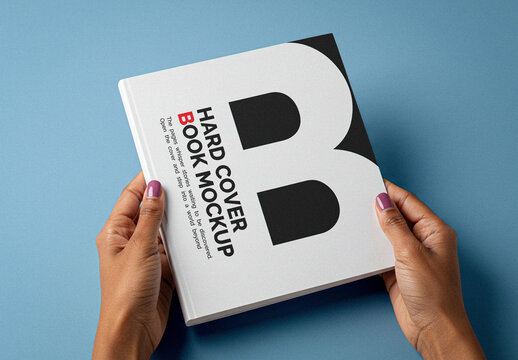  Hardcover Book Mockup