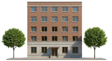 Isolated Brick Building © Hannah