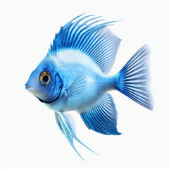 tropical fish isolated on white