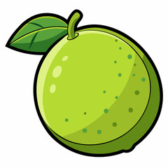 vector illustration of an apple