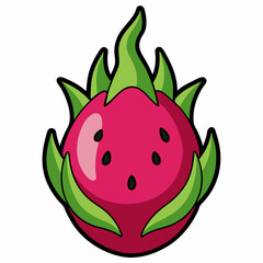 vector illustration of an apple