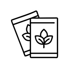 Seed packets for gardening and planting flowers or vegetables organic gardening supplies for home garden