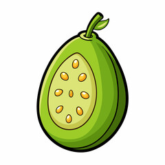 vector illustration of an apple