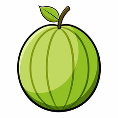 watermelon isolated on white background