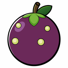 vector illustration of an apple