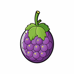 vector illustration of an apple