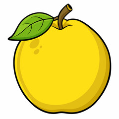 vector illustration of an apple