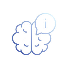 Info Center icon vector stock illustration