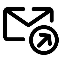 email dashed line icon
