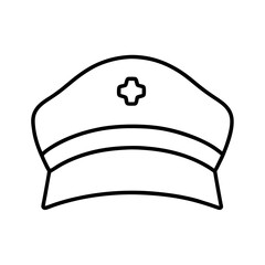 Nurses cap tribute line art