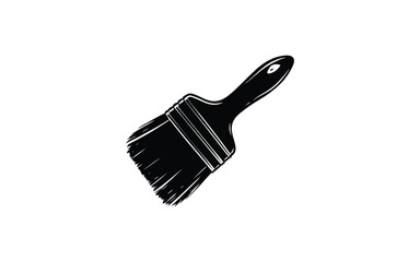 Brush  on white background. Vector illustration