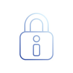 Blocked icon vector stock illustration