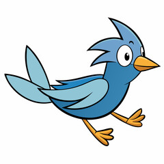 blue bird with a bird