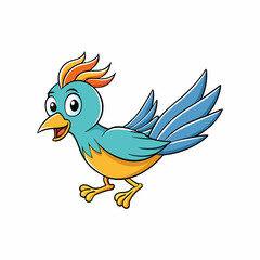 blue bird on a branch