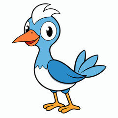 duck with a blue sky