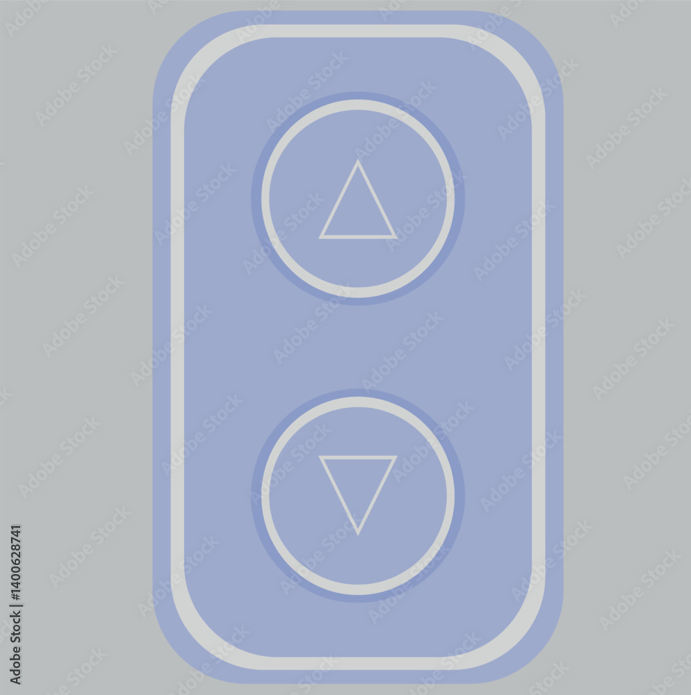 Wall mural elevator buttons panel buttons in frame vector icon