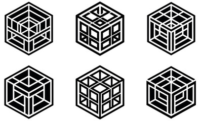 Abstract Geometric Cube Designs