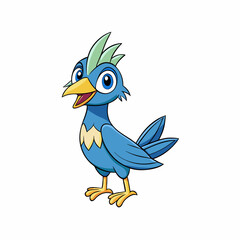 blue bird cartoon