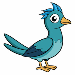 blue bird cartoon