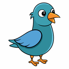 blue bird with a bird