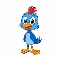 funny parrot cartoon