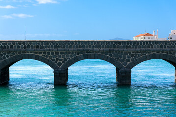 Fototapeta premium Old bridge in Arrecife de Lanzarote