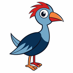 vector illustration of a bird