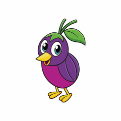 bird, cartoon, animal, illustration, vector, cute, character, parrot, funny, icon, beak, chicken, art, fun, feather, nature, happy, wing, egg, penguin, twitter, blue, comic, toucan, design