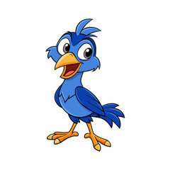 blue bird with a bird