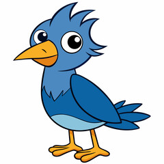 cartoon duck with a smile