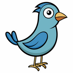 blue bird on a branch