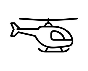 Helicopter Line Art Vector & SVG | Minimalist Aviation Vector for Pilot Crafts, Military Decor & Travel Design