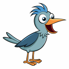 illustration of a cartoon bird