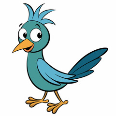 blue bird cartoon