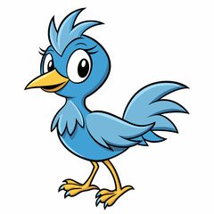 illustration of a cartoon bird
