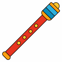 vector illustration of a brush