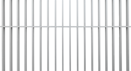 Isolated Jail Bars